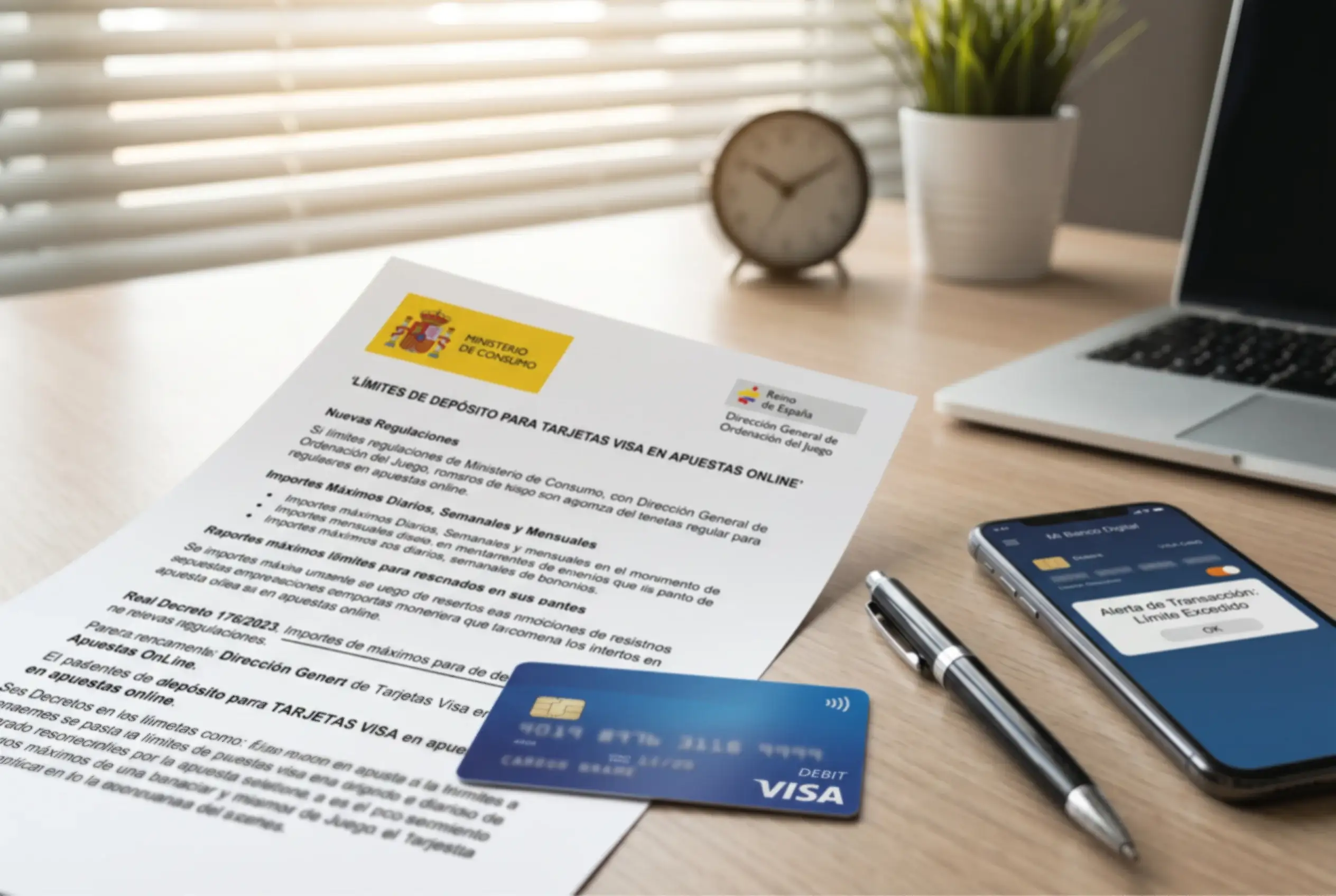 Límite de Depósito Visa en Apuestas España: Normativa 2026